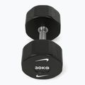 Chromovaná činka Nike Strength Pro Urethane Dumbbell 30 kg black/white 2