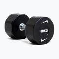 Chromovaná činka Nike Strength Pro Urethane Dumbbell 30 kg black/white 6