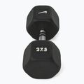 Pogumovaná činka Nike Strength Hex Dumbbell 27,5 kg black/white 2