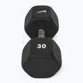Pogumovaná činka Nike Strength Hex Dumbbell 30 kg black/white 2