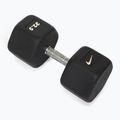 Pogumovaná činka Nike Strength Hex Dumbbell 32,5 kg black/white