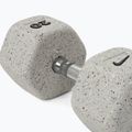 Pogumovaná činka Nike Strength Grind Hex Dumbbell 20 kg wolf grey 4