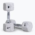 Činky Nike Strength Grind Hex Dumbbell 2 x 5 kg wolf grey