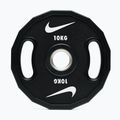 Olympijské bumperové závaží Nike Strength Pro Urethane Plates 10 kg black/white 4