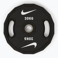 Olympijské bumperové závaží Nike Strength Pro Urethane Plates 20 kg black/white 2
