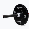 Svorky na činku Nike Strength Barbell Collars 2 pcs. white/black 9