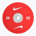 Nárazníkové zatížení Nike Strength Pro Urethane Bumper Plates 25 kg red/white 2