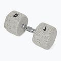 Gumová činka Nike Strength Grind Dumbbell 25 kg wolf grey