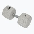 Gumová činka Nike Strength Grind Dumbbell 27,5 kg wolf grey