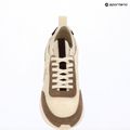 Dámské boty Calvin Klein YW0YW02060 Retro Runner Sock Laceup Mix Mat turtledove/spanish villa/bordeaux 9