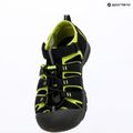 Dětské sandály KEEN Newport H2 black/lime green 7