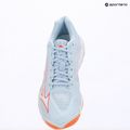 Dámské volejbalové boty Mizuno Wave Lightning Elite blue finch/white/lava orange 9