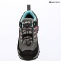 Dětské trekové boty CMP Rigel 2.0 Low Waterproof grey/acquarius/pink fluo 9