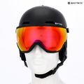 Dětská lyžařská helma ATTABO Avens 2.0 Jr Visor černá 17