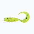 Měkká návnada Relax Twister VR1 Standard 8 ks. Chartreuse / Black Glitter VR1-TS