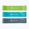 Sada posilovacích odporových gum Zestaw Gaiam Restore Mini Band Kit 3 szt. green/blue/navy