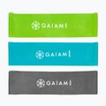 Sada posilovacích odporových gum Gaiam 63578 3 szt. black/blue/green