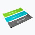 Sada posilovacích odporových gum Gaiam 63578 3 szt. black/blue/green 2