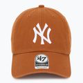 Kšiltovka 47 Brand MLB New York Yankees CLEAN UP burnt orange  2