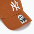 Kšiltovka 47 Brand MLB New York Yankees CLEAN UP burnt orange  3