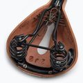 Cyklistické sedlo Brooks England Flyer Carved brown 7