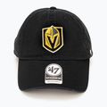 47 Brand NHL Vegas Golden Knights baseballová čepice CLEAN UP černá 4