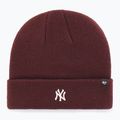 Zimní čepice 47 Brand MLB New York Yankees Centerfield dark maroon