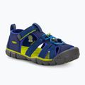 Juniorské sandály KEEN Seacamp II CNX blue depths/chartreuse