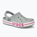 Nazouváky  Crocs Bayaband Clog light grey/candy pink
