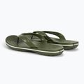 Žabky Crocs Crocband Flip army green/white 3