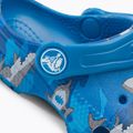Dětské žabky Crocs Classic Shark Clog prep blue 9