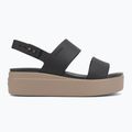 Dámské sandály  Crocs Brooklyn Low Wedge black/mushroom 2