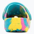 Dětské nazouváky Crocs Classic Marbled Clog Toddler digital aqua/multi 7