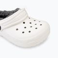 Dětské nazouváky  Crocs Classic Lined Clog Toddler white/grey 8