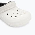 Dětské nazouváky  Crocs Classic Lined Clog Kids white/grey 8