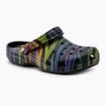 Dámské žabky Crocs Classic Seasonal Printed zebra rainbow