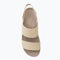 Dámské sandály Crocs Brooklyn Met Low Wedge metal champagne 6