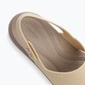 Dámské sandály Crocs Brooklyn Met Low Wedge metal champagne 9