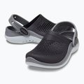 Dětské žabky Crocs LiteRide 360 Clog black/slate grey 9