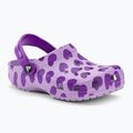 Dětské dřeváky Crocs Classic Easy Icon Clog levandulová 2