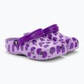 Dětské dřeváky Crocs Classic Easy Icon Clog levandulová 5