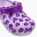 Dětské dřeváky Crocs Classic Easy Icon Clog levandulová 9