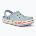Nazouváky  Crocs Bayaband Clog blue grey/orange