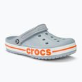 Nazouváky  Crocs Bayaband Clog blue grey/orange 2