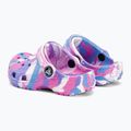 Crocs Classic Marbled Clog T barevné dětské žabky 206838-102 4