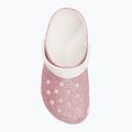 Dětské žabky Crocs Classic Glitter Clog white/rainbow 7