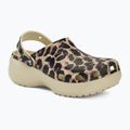 Dámské nazouváky   Crocs Classic Platform Animal Remix bone/leopard 2