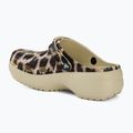 Dámské nazouváky   Crocs Classic Platform Animal Remix bone/leopard 4
