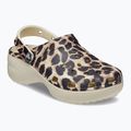 Dámské nazouváky   Crocs Classic Platform Animal Remix bone/leopard 9