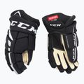 Hokejové rukavice  CCM FT485 SR black/white 2